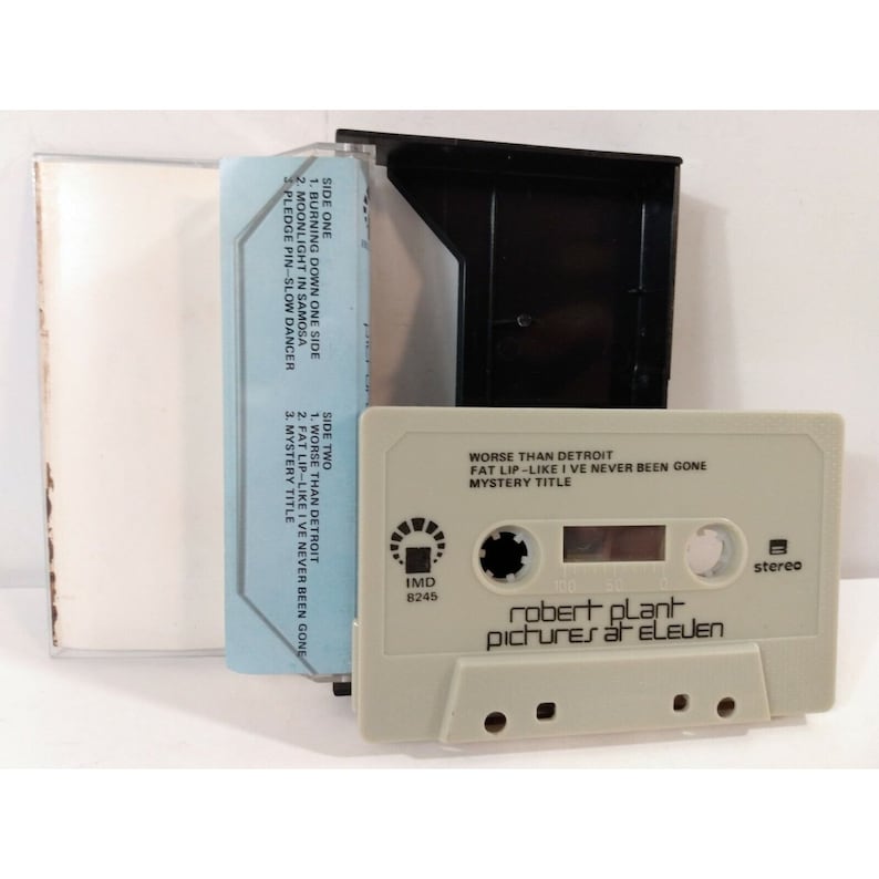 Lot of 3 Robert Plant Cassette Tapes Shaken N Stirred, Pictures at 11