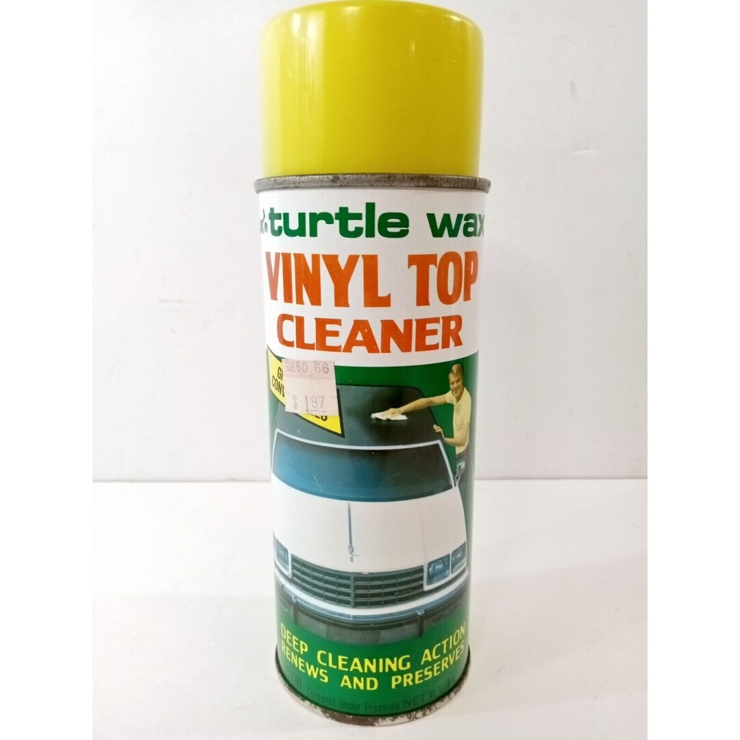 FULL 1983 Turtle Wax Vinyl Top Cleaner Spray Can Automotive Etsy