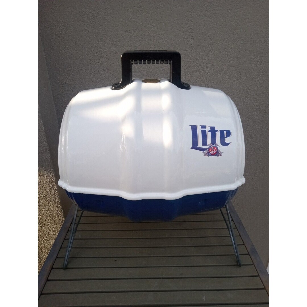 Kegaque Miller Lite BBQ Grill Portable 16 Etsy