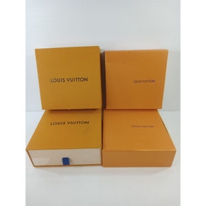LOUIS VUITTON LV Box Empty Box 11 X 7.5 x 2 with dust bag, tissue and string