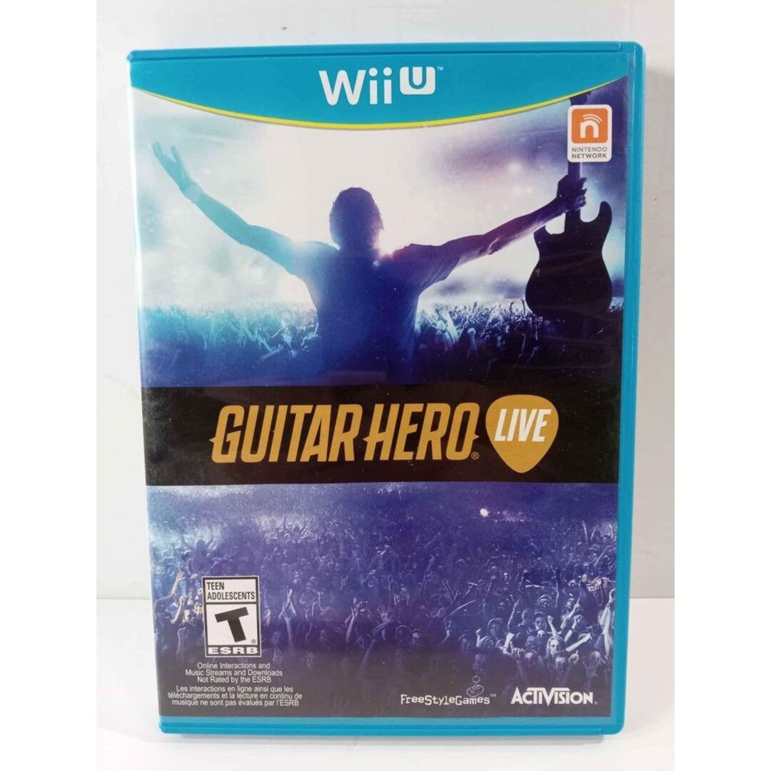 Wii U Guitar Hero Live Etsy