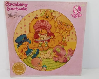 1981 Strawberry Shortcake Picture Disc 12" Vinyl Record Album