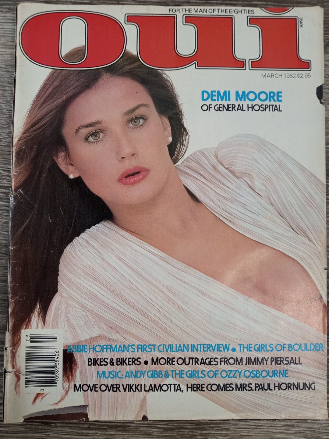 1982 OUI Playboy Magazine Demi Moore Ozzy Osbourne Etsy