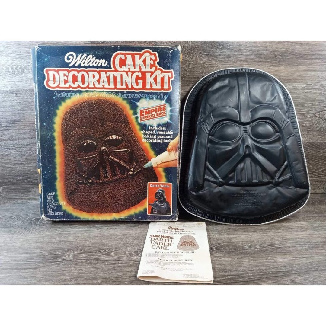 1980 Star Wars Darth Vader Cake Pan Etsy
