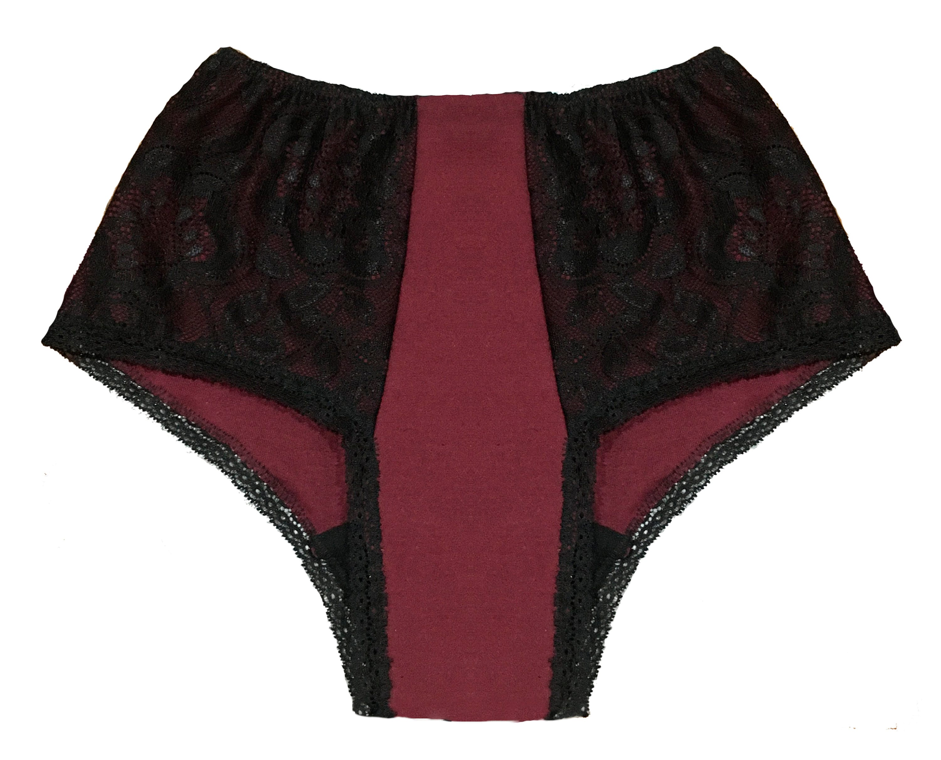 Menstrual Period Bamboo G-string Thong Underwear Sport Blue Cobalt