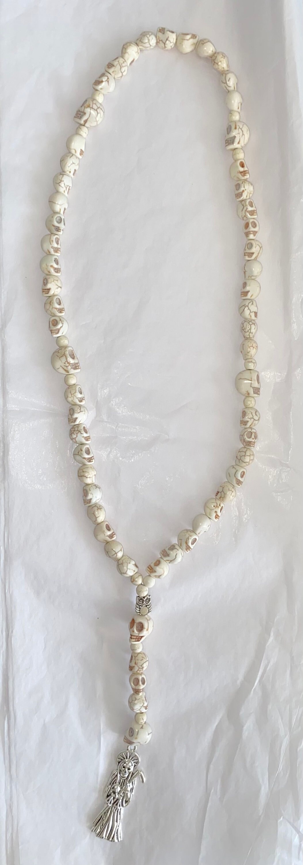 Bonito Rosario Santa Muerte. 1 Pieza | Meses Sin Inter&eacute;s