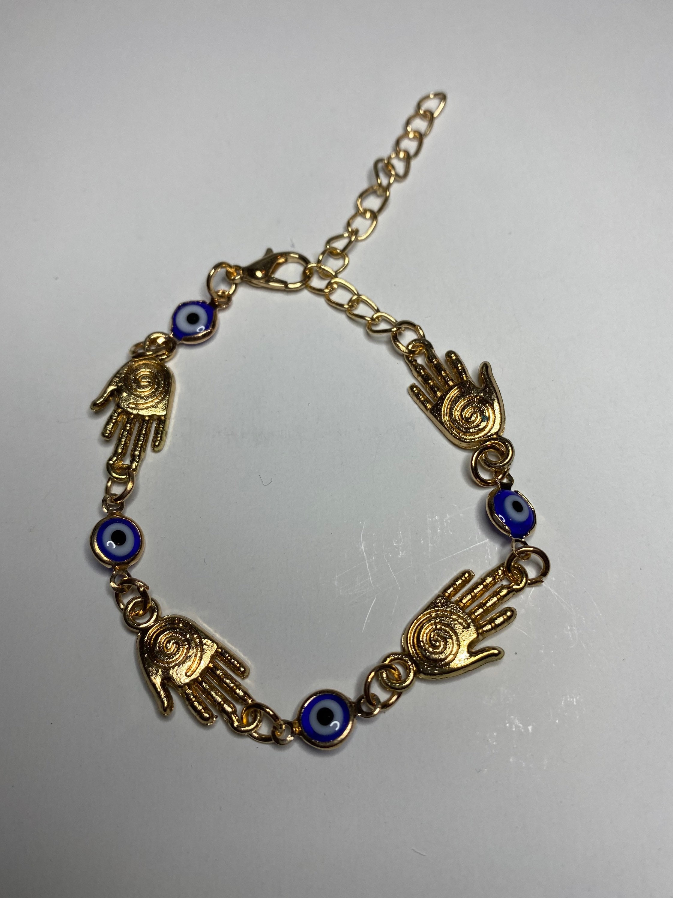 Blue evil eyes bracelet Etsy