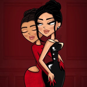Benutzerdefinierte Total Drama Portrait -Valentinstag Geschenk -Custom Anime Portrait -Geburtstag Geschenk -Karikatur Portrait -Logo Portrait -Geburtstag Geschenk