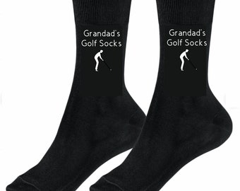 Personalised Grandad's golf socks