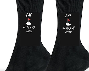 Personalised Lucky Golf novelty socks