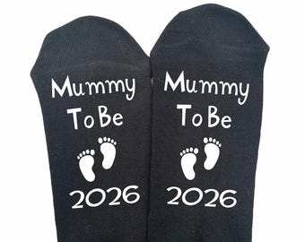 Mummy to be 2026 novelty socks, baby shower gift , new mum