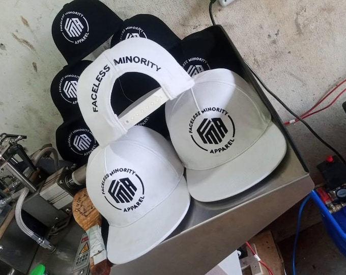FMA Snapback Hat (Black/White)