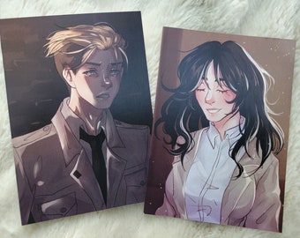 AOT / SNK-inspired Character Prints <3 Porco and Pieck | Anime Posters