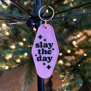 Motel Retro Keychain Slay The Day / Stocking Stuffers