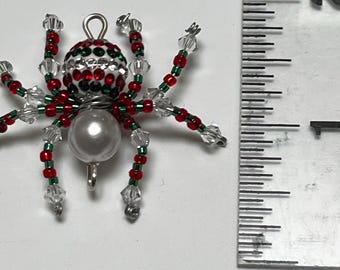Baby Christmas Red/White/Green Spider
