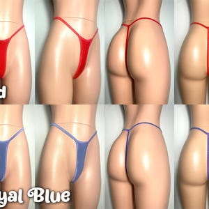 Extreme Micro Thong Bikini: High Waisted, Exotic Dancewear image 3