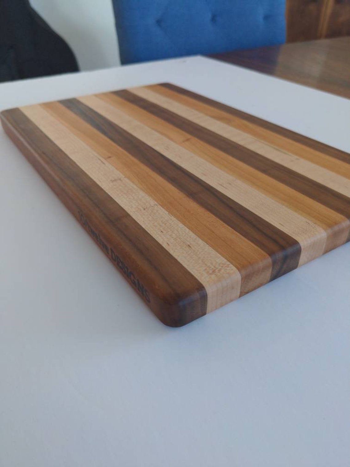 Medium Maple Cherry Walnut cutting board | Etsy
