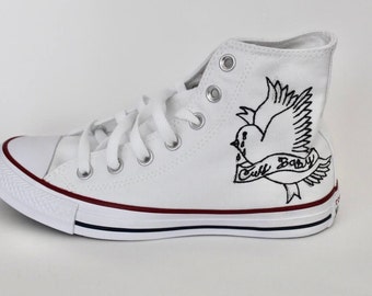 lil peep pink shoes