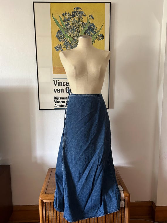 Cotton maxi skirt 90s hotsell