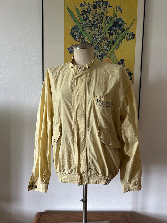 Vintage Pia Sports Windbreaker | 90s Buttery Color