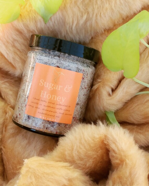 Sugar & Honey Body Scrub Etsy
