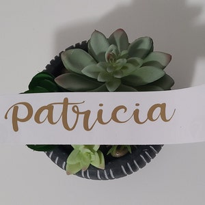Custom Name Decal: Waterproof Vinyl Sticker for Water Bottles