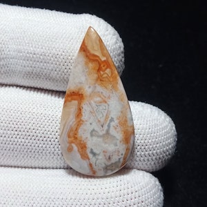 Crazy Lace Agate Cabochon, Laguna Agate, Crazy Lace Agate, Agate Cabochon, Loose Gemstone, Crazy Lace, Loose Cabochon, 35x18x5mm 22.40Cts