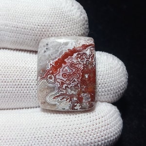 Laguna Achat, Crazy Lace Achat Cabochon, Mexikanische Crazy Lace, Crazy Lace Achat, Achat Cabochon, Crazy Lace, Lose Cabochon 23x18x5mm 20.50Cts