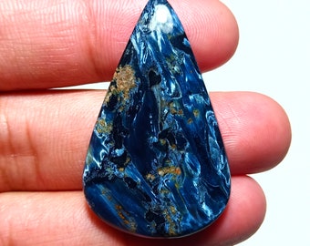 Pear Pietersite Cabochon: Loose Gemstone (43x26x6mm, 48.30 Cts)