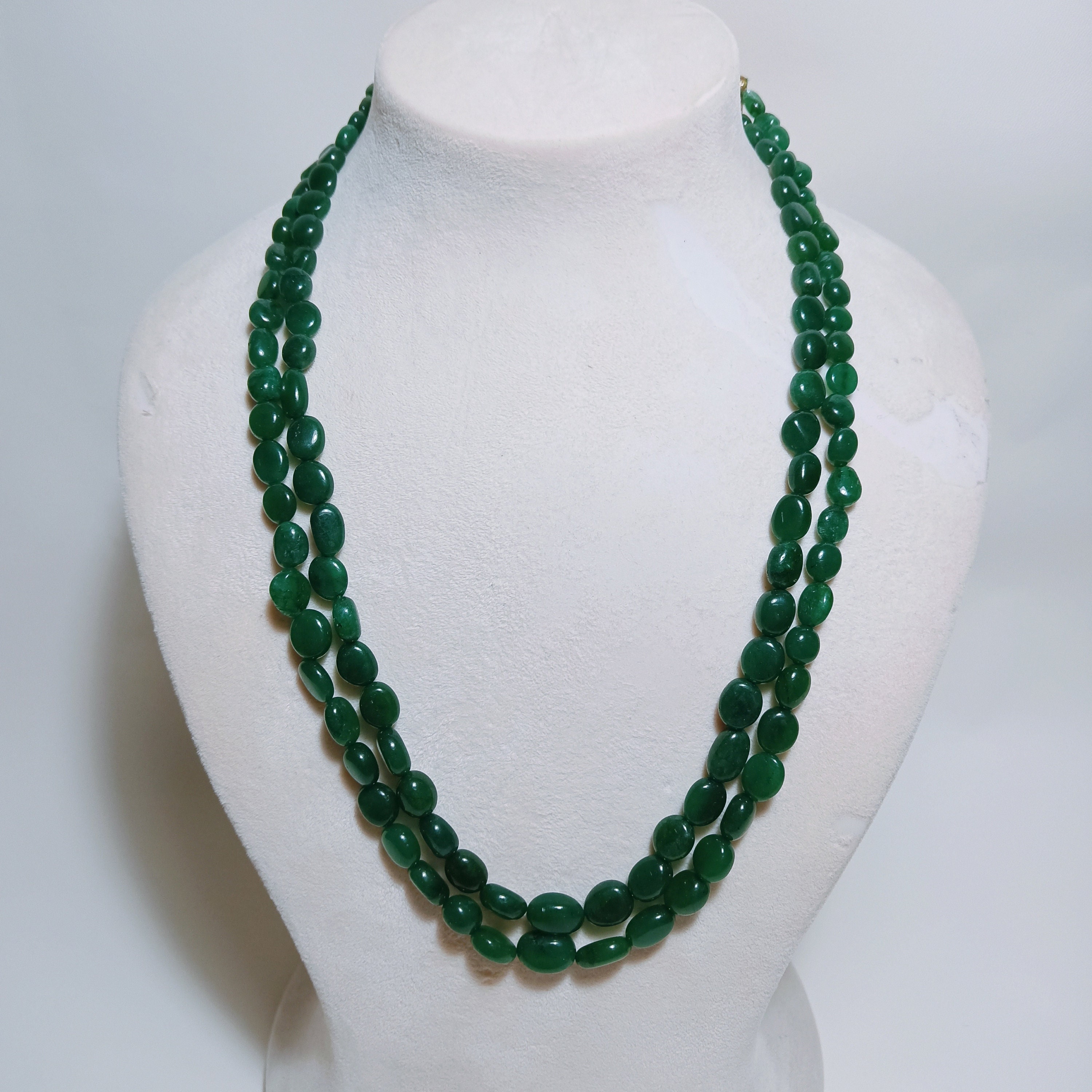 Beryl emerald necklace beautiful beryl necklace very low price | Etsy