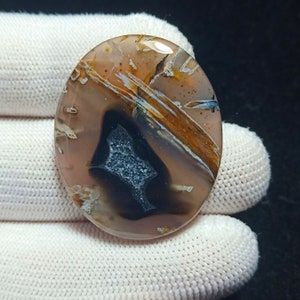 stick agate cabochon, turkish stick agate, agate, loose gemstone, stick agate, tube agate, turkish stick agate cabochon, 36x30x6mm 54.70cts