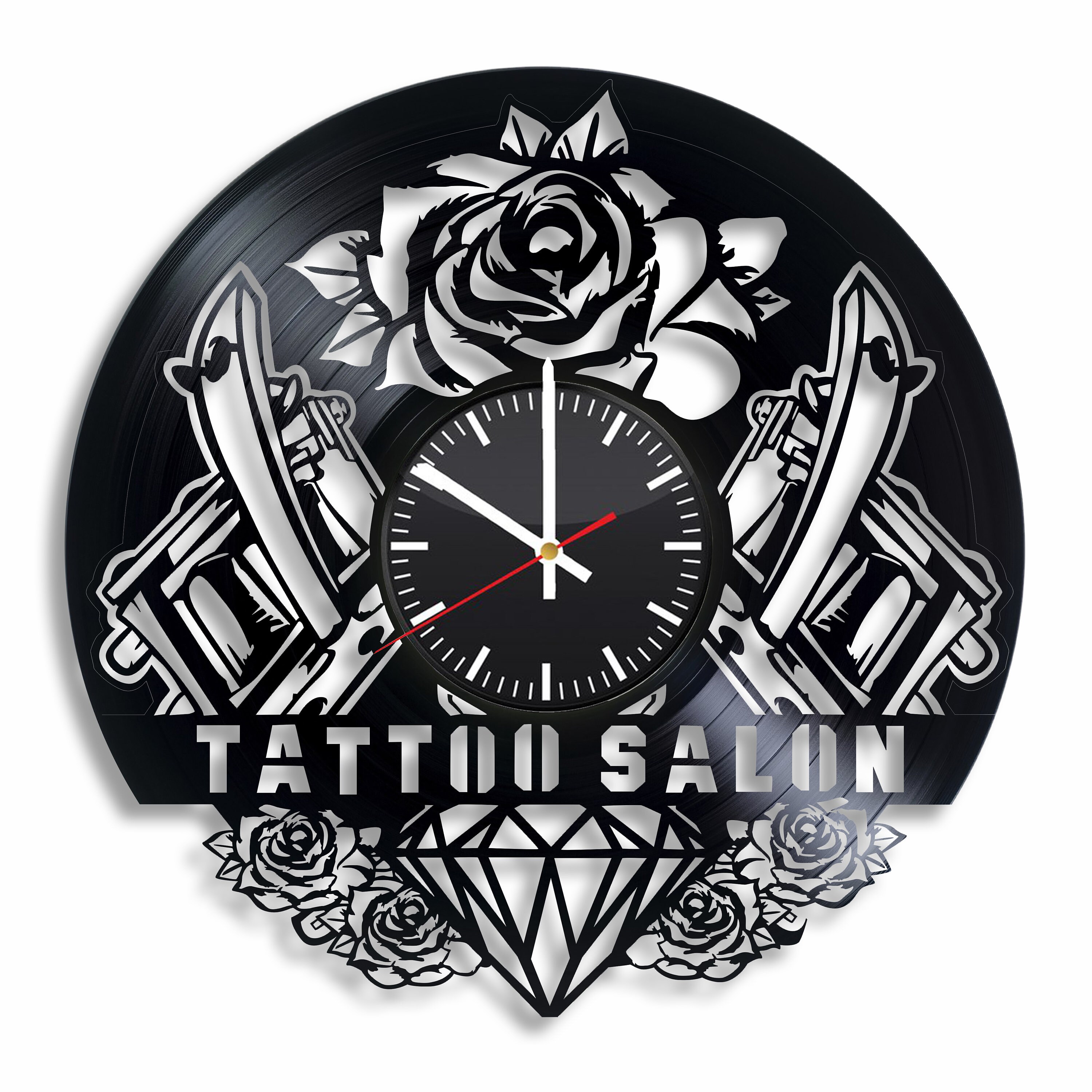 Tattoo Artist Gifts Wall Clock parlor tattoo prints tattoo Etsy
