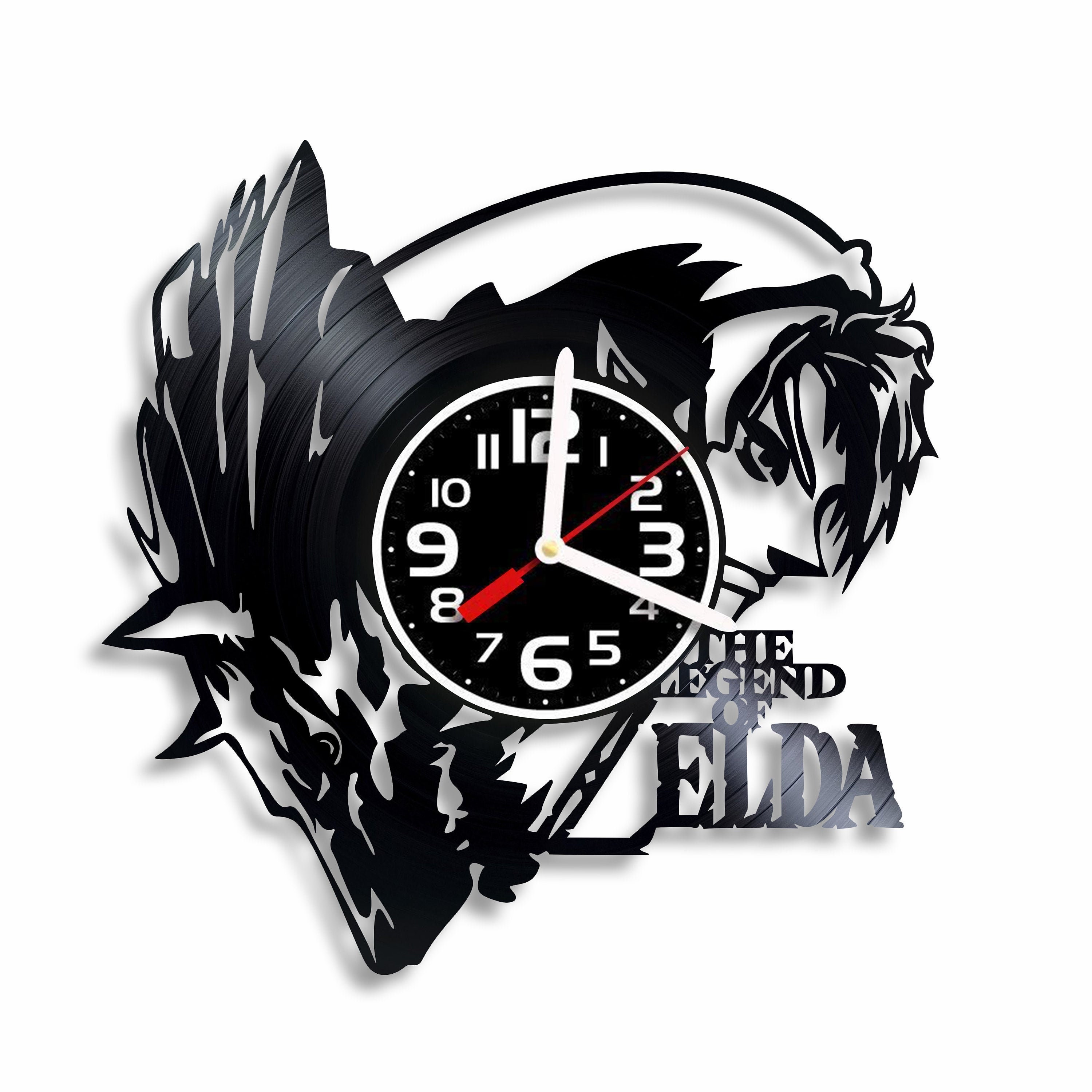 The Legend of Zelda vinyl wall clock The Legend of Zelda gift Etsy