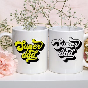 Super dad retro svg png instant download cut and print file for dad t-shirt and gift making