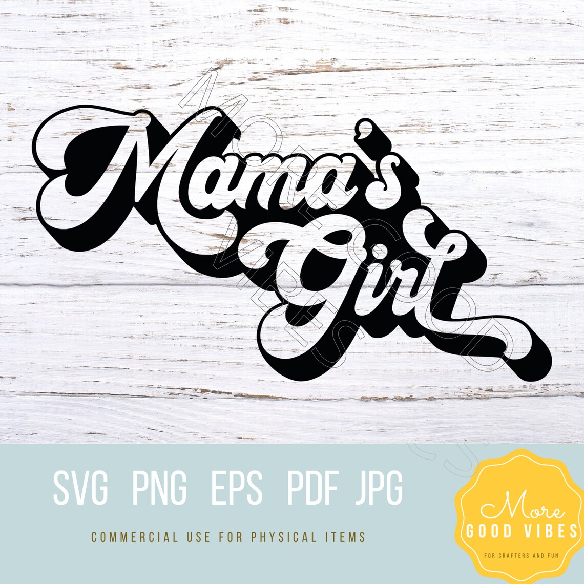 Mama's Girl Svg Png Cut File for Cricut and Sublimation to Etsy
