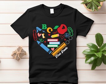 1st Grade Rules, T-Shirt Bundle Deal, Principal Graphic Tee, Para Grade Shirt, Teacher Gifts, Custom Grade Tshirt, Boho Rainbow Teacher Tees