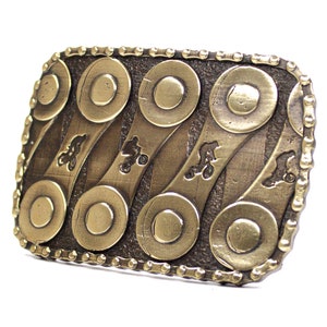 BMX RACING cyclist buckle — a brass buckle for cyclists and all who love cycling. Strong, reliable, and durable. image 2