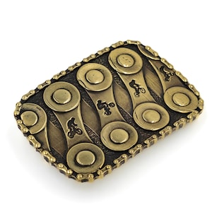 BMX RACING cyclist buckle — a brass buckle for cyclists and all who love cycling. Strong, reliable, and durable.