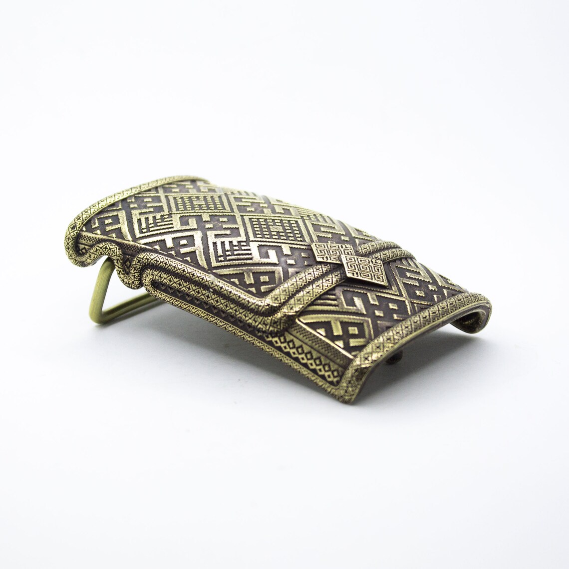 Belt Buckle pattern Brass Buckle Embroidered Etsy