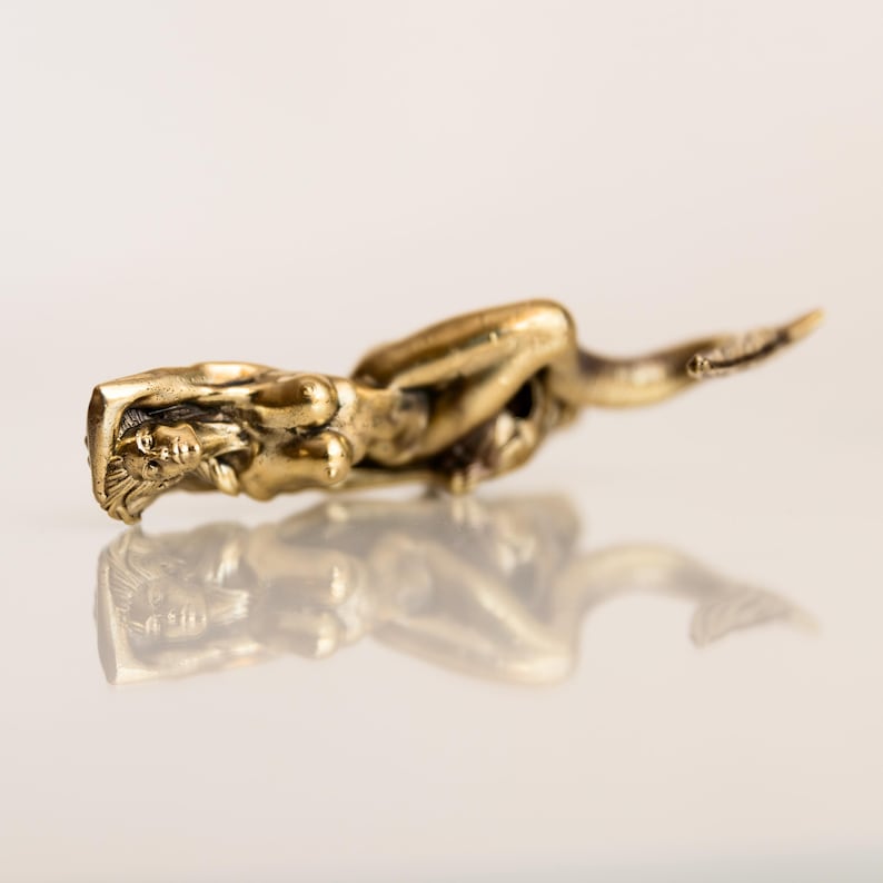 Mermaid Brass Wall Hook – Unique, Strong, Durable Hanger for Robes, Towels, Clothing Storage. image 8