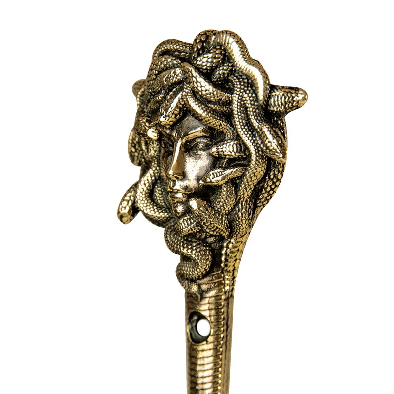 Medusa Gorgon Wall Hook: Mythological Snake Coat Hanger image 8