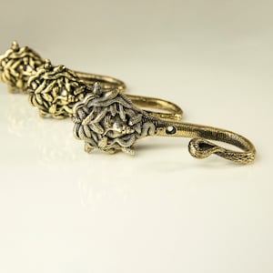 Medusa Gorgon Wall Hook: Mythological Snake Coat Hanger image 6