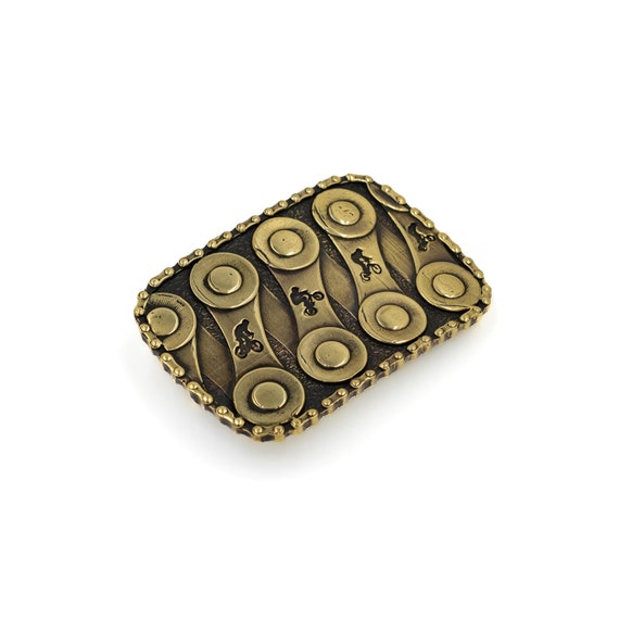 BMX RACING cyclist buckle — a brass buckle for cyclists and all who love cycling. Strong, reliable, and durable.