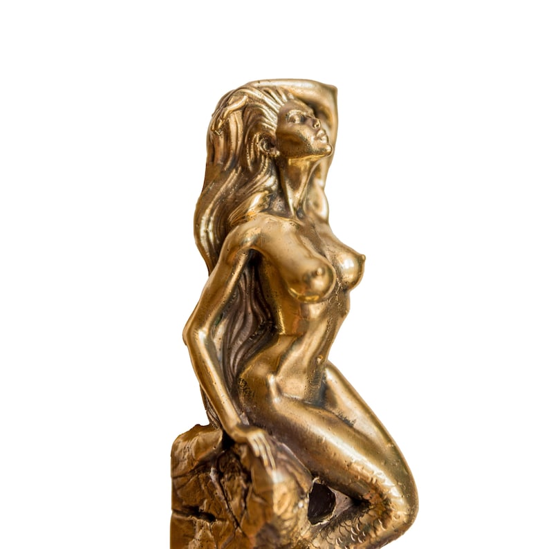 Mermaid Brass Wall Hook – Unique, Strong, Durable Hanger for Robes, Towels, Clothing Storage. image 5