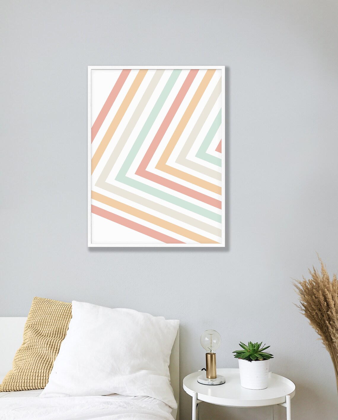 Printable Wall Art, Original Design, Abstract, Modern, MCM, Retro, Mid ...