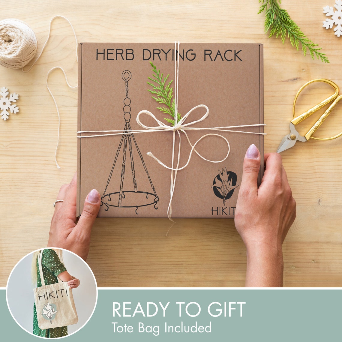 Herb Drying Rack Handmade Boho Macrame Hanger for Drying Etsy