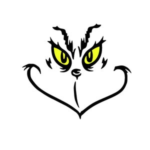 Grijnzende Grinch SVG