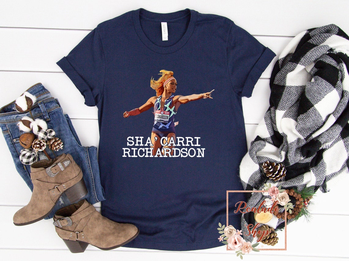 Sha'carri Richardson Shirt Dallas Texas Fastest Woman Etsy
