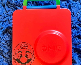 Red Omie box, Personalized lunchbox, Omie Box, Bentgo Box, Insulated Lunch Box For Kids