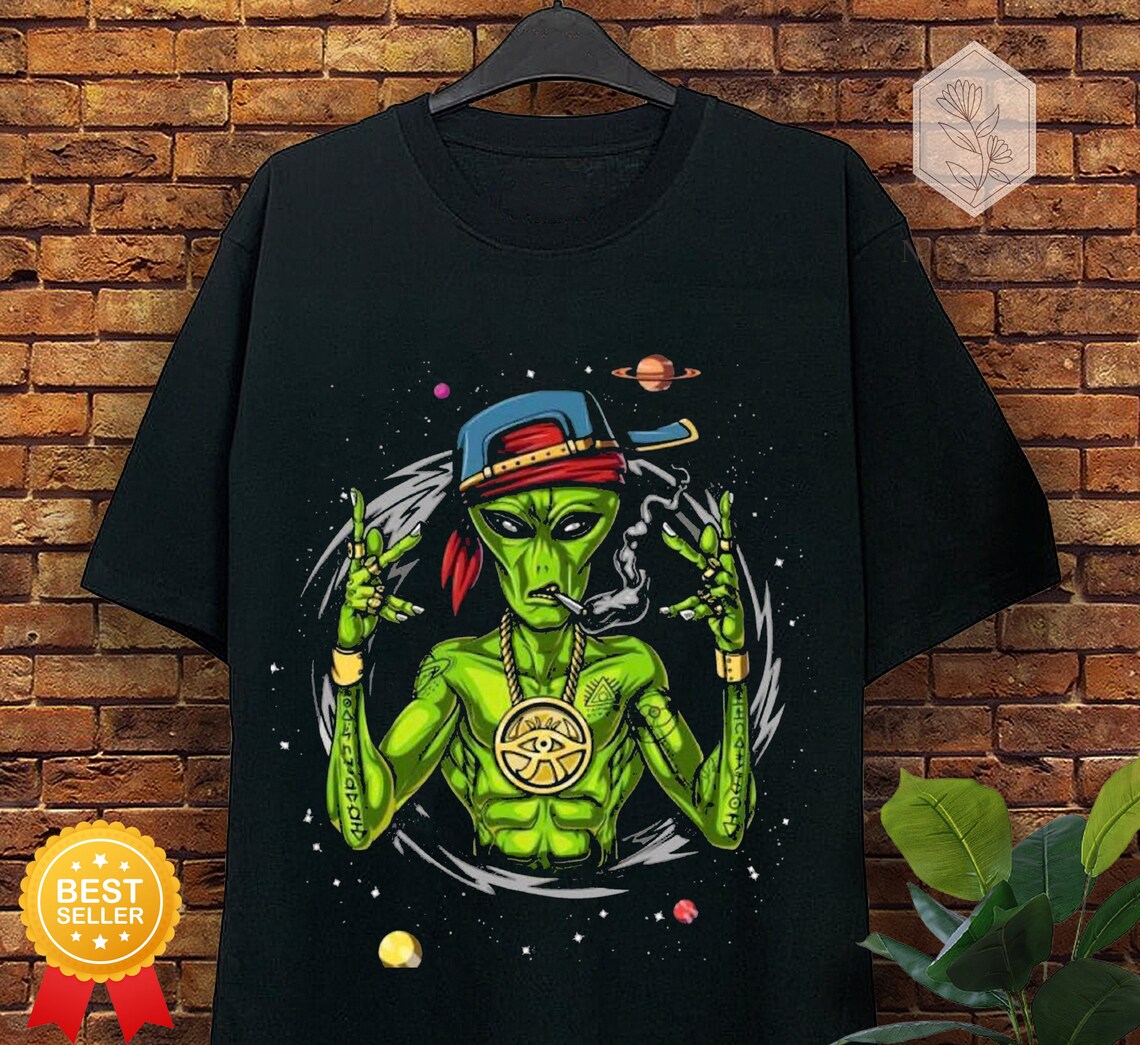 Alien swag shirt best design for shirt Middle Finger Shirt Etsy